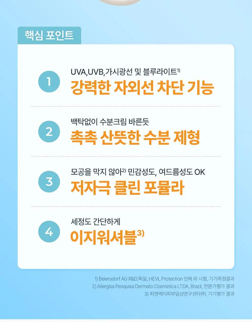 [NEW] 유세린 선크림 페이스 하이드로 프로텍트 SPF50+ 50ml 상세페이지 4